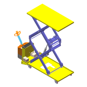 Double Scissor Lift Powered Drive